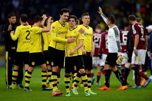 'Боруссия' с клубным рекордом Клоппа обыграла 'Нюрберг'. Другие результаты тура