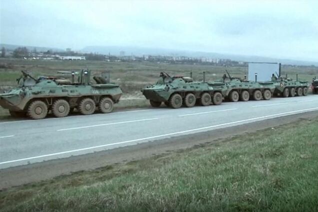 По Запорожской области идет колонна российских войск - СМИ