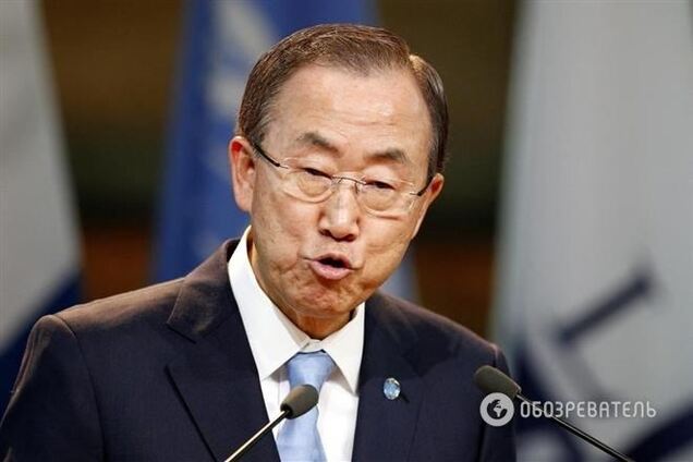 Генсек ООН призвал уважать территориальную целостность Украины