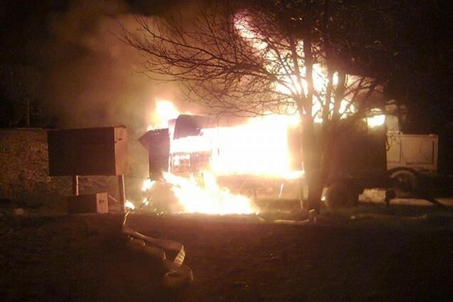 На аэродроме Бельбек произошел пожар