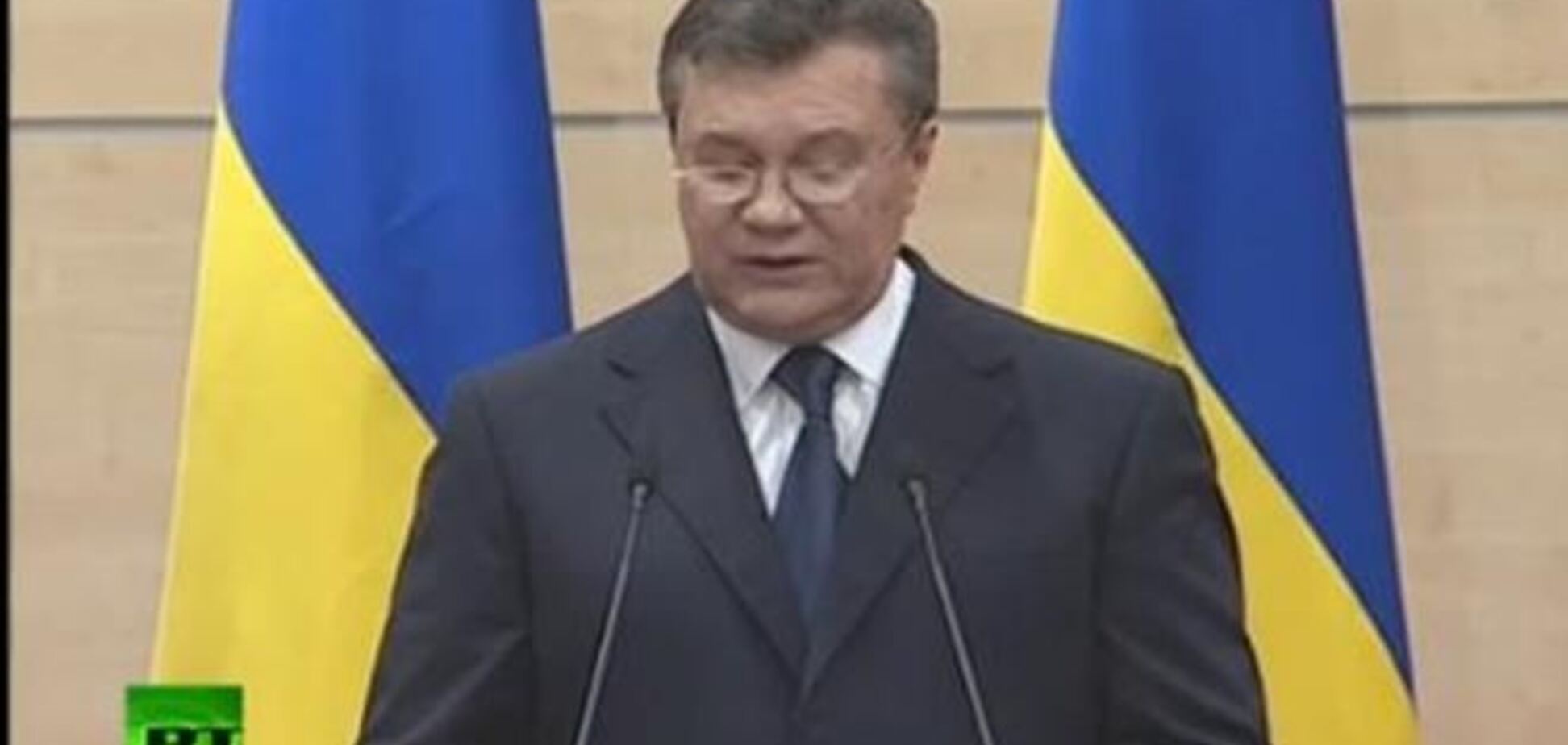 Янукович звинуватив нову владу України в тому, що відбувається в Криму