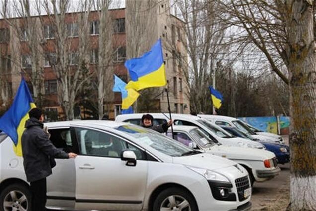 У Донбасі пройшов автопробіг за 'Єдину Україну'