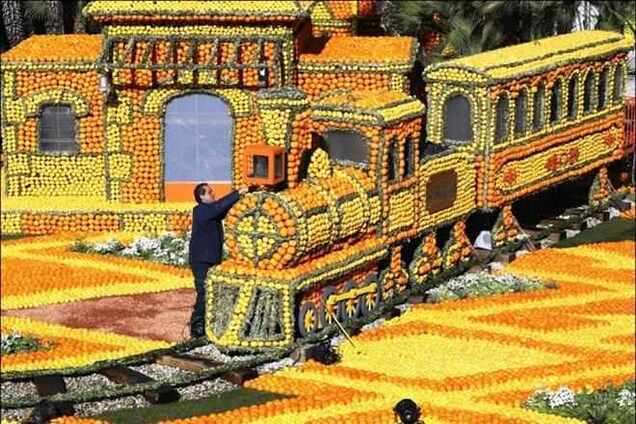 Весенний фестиваль лимонов во Франции