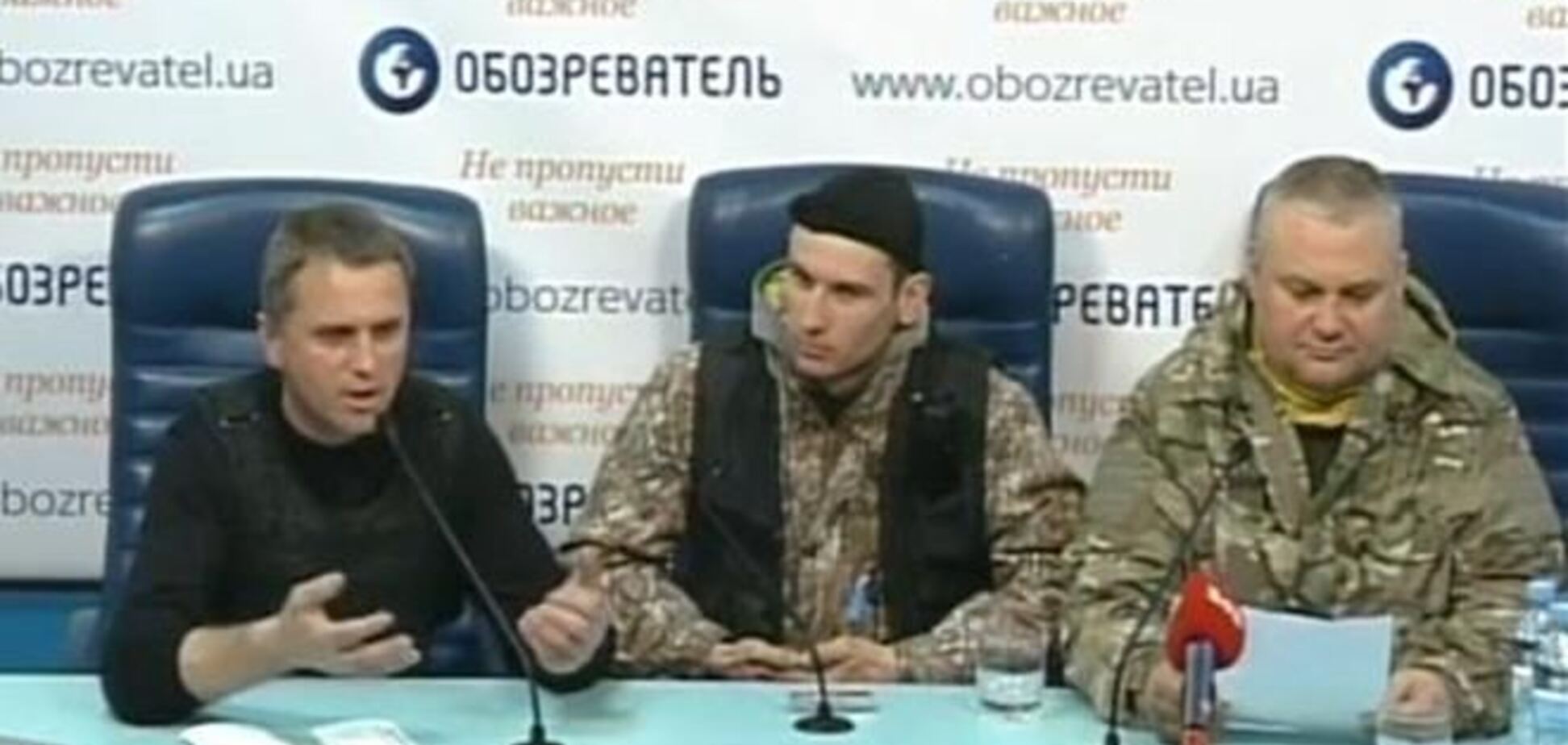 Координаційна рада Майдану посварився з Самообороною Майдану в прямому ефірі ОБОЗа