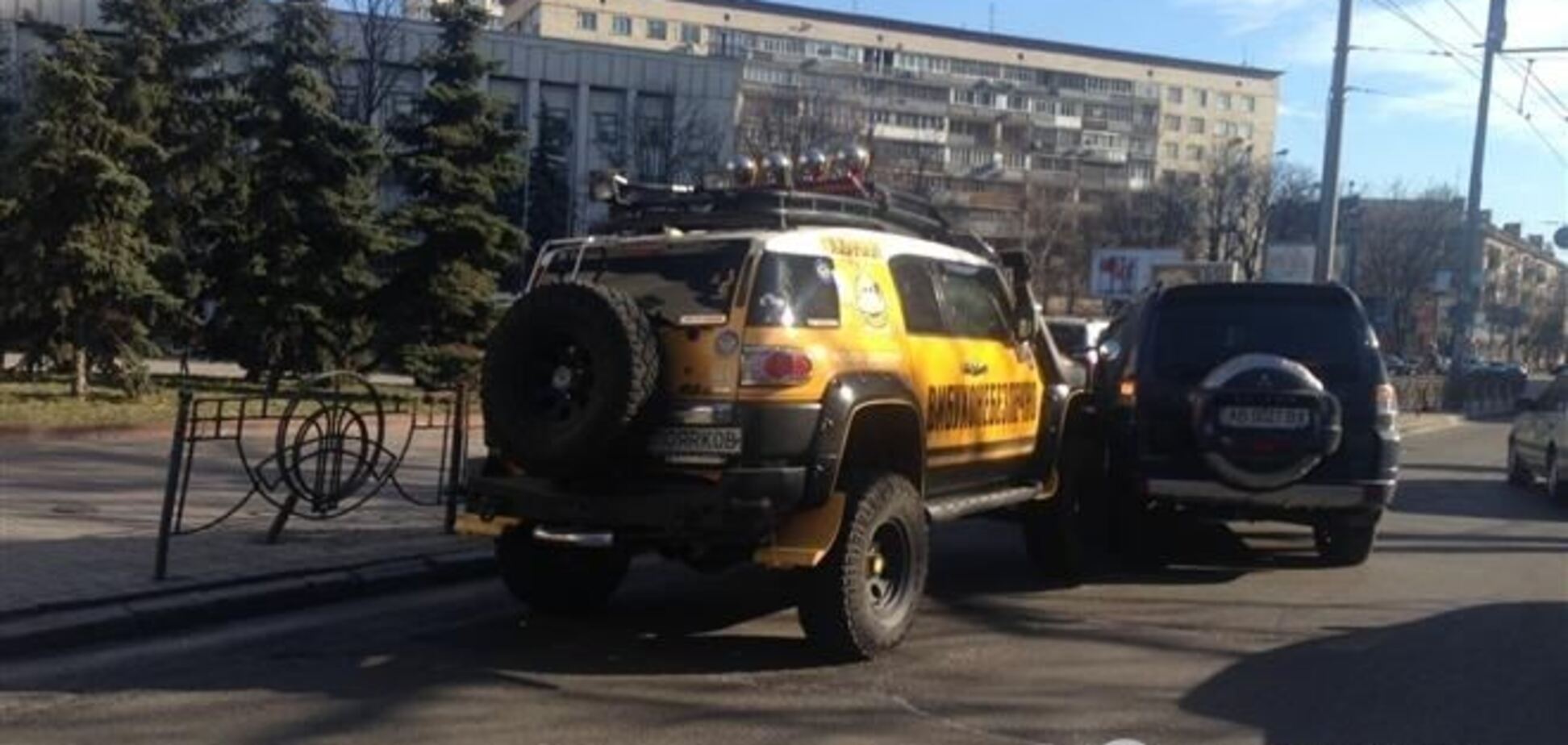 Художник Поярков попал в ДТП в центре Киева