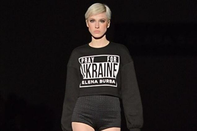 Елена Бурба показала на Ukrainian Fashion Week 'Меланхолию' и свитшоты 'Pray for Ukraine'
