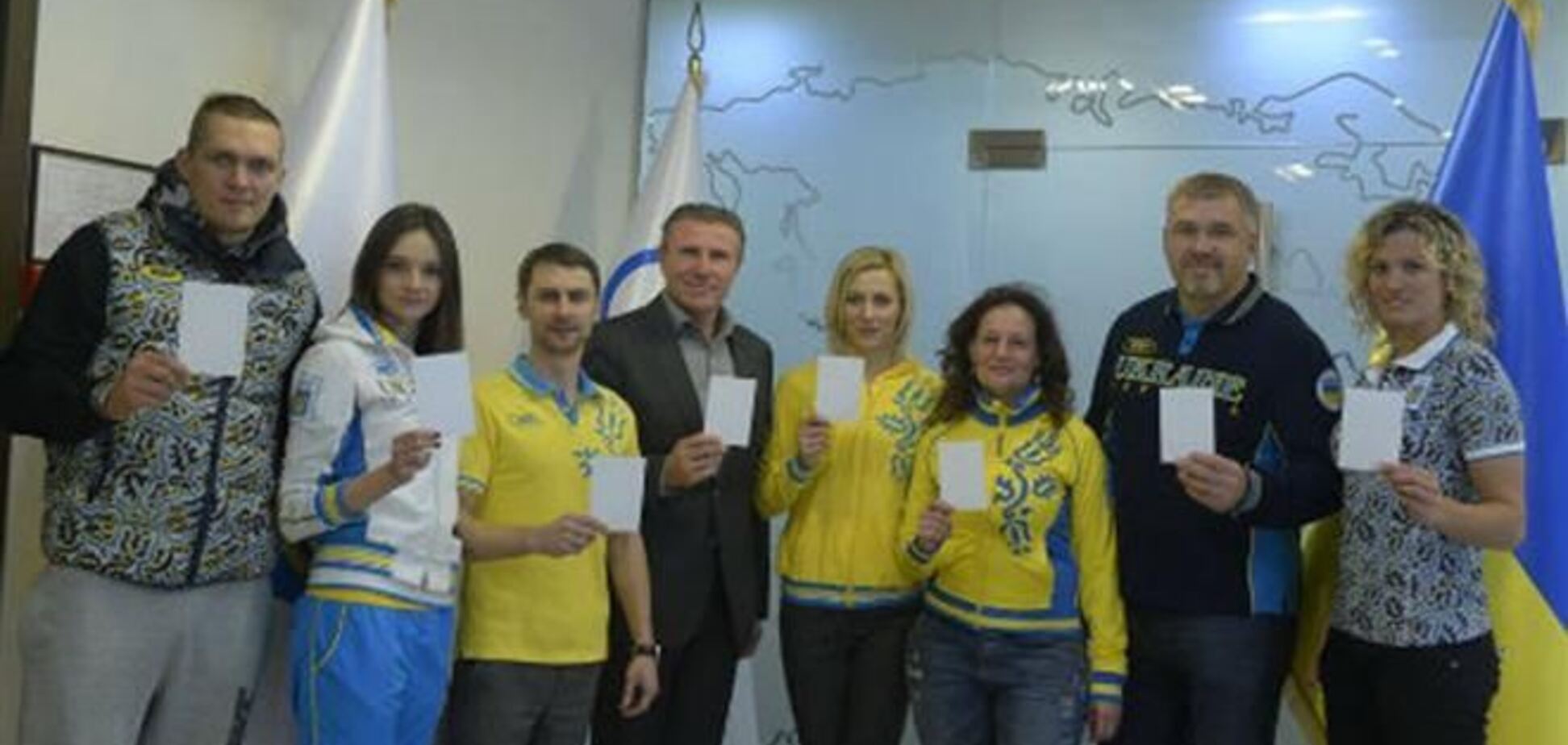 Украинские олимпийцы призвали к миру