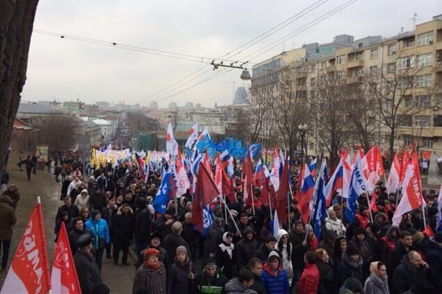  У Москві проходить хода на підтримку співвітчизників в Україні