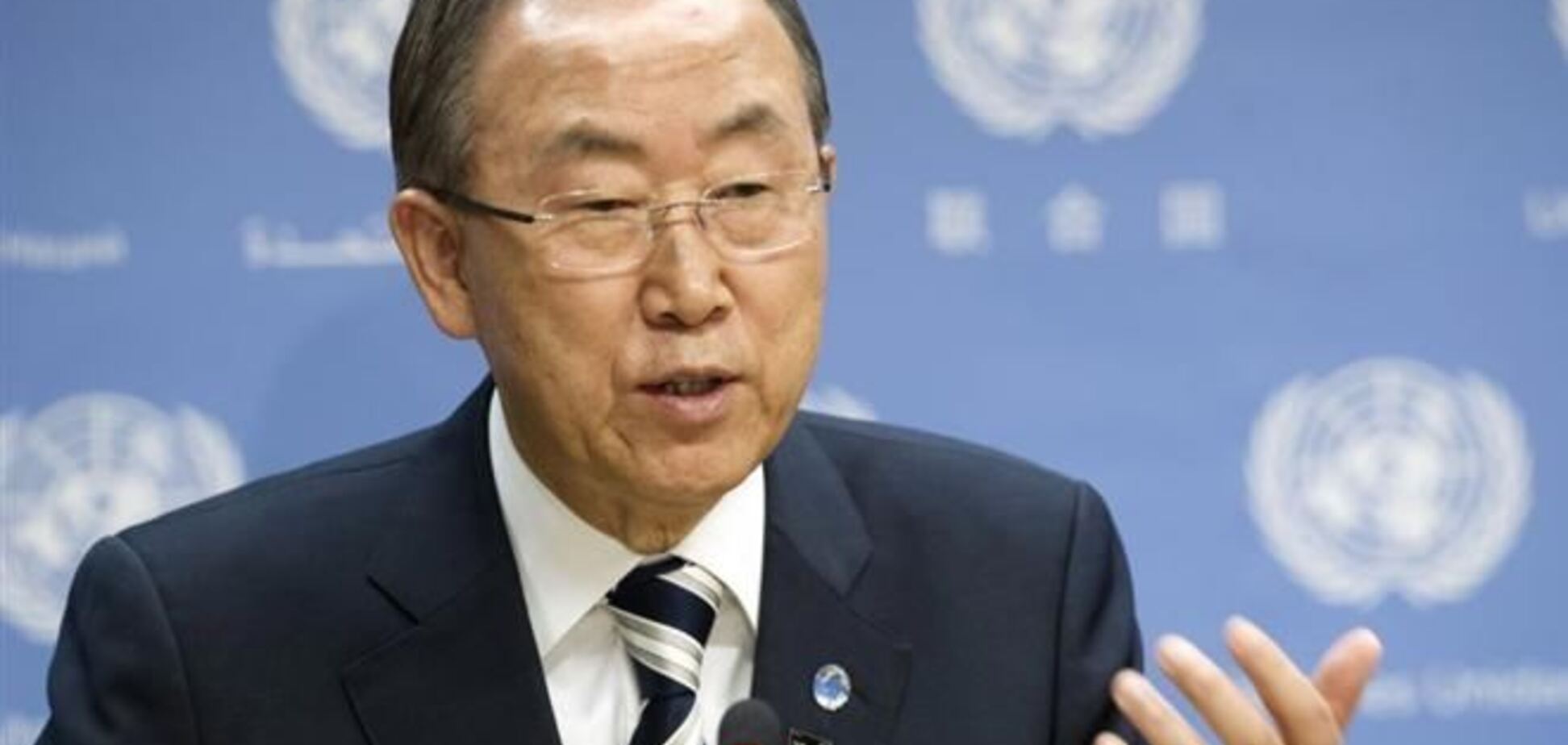 Генсек ООН у п'ятницю зустрінеться з Турчиновим і Яценюком