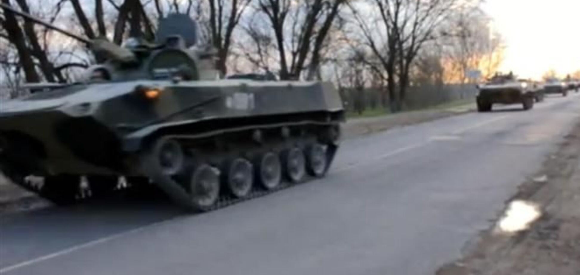 Колона з 20 російських БМД проїхала в бік Феодосії