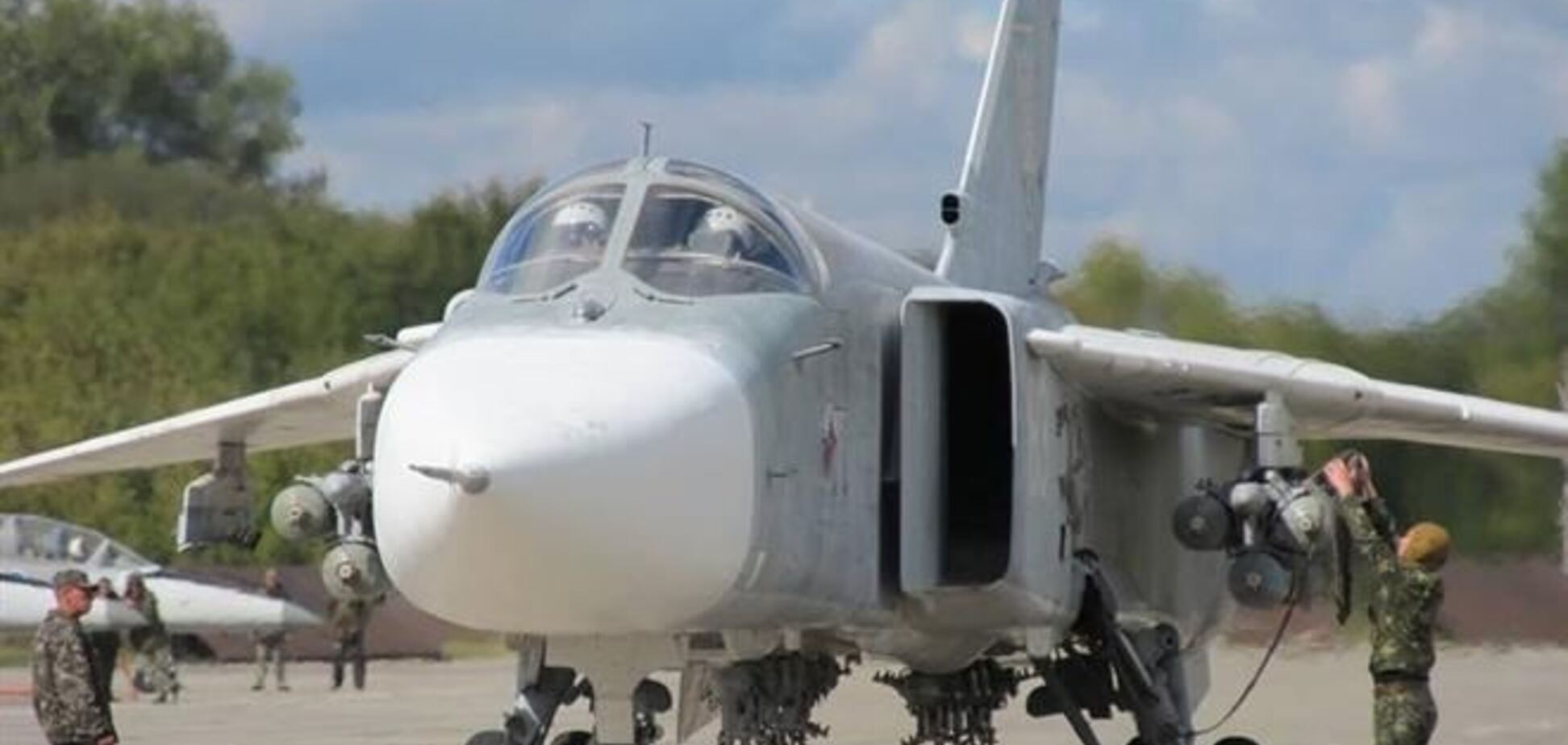 На Хмельнитчине упал украинский бомбардировщик