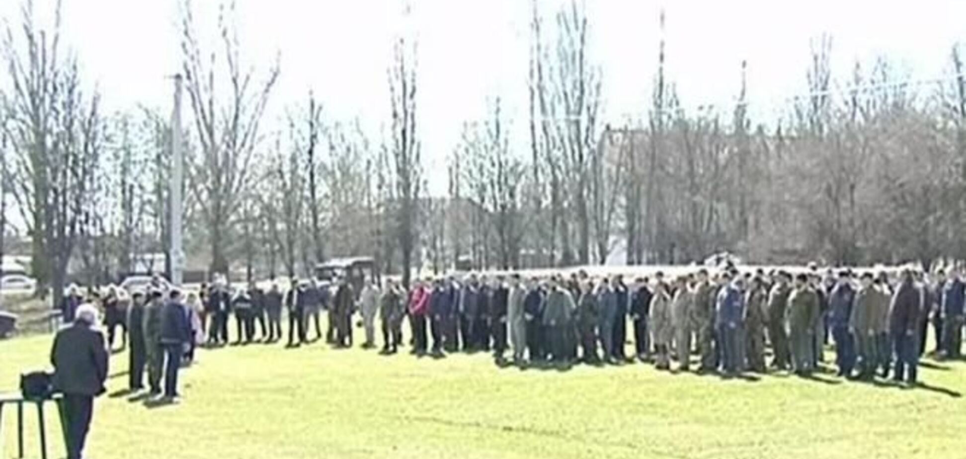 Селяне на Киевщине устроили себе курсы молодого бойца