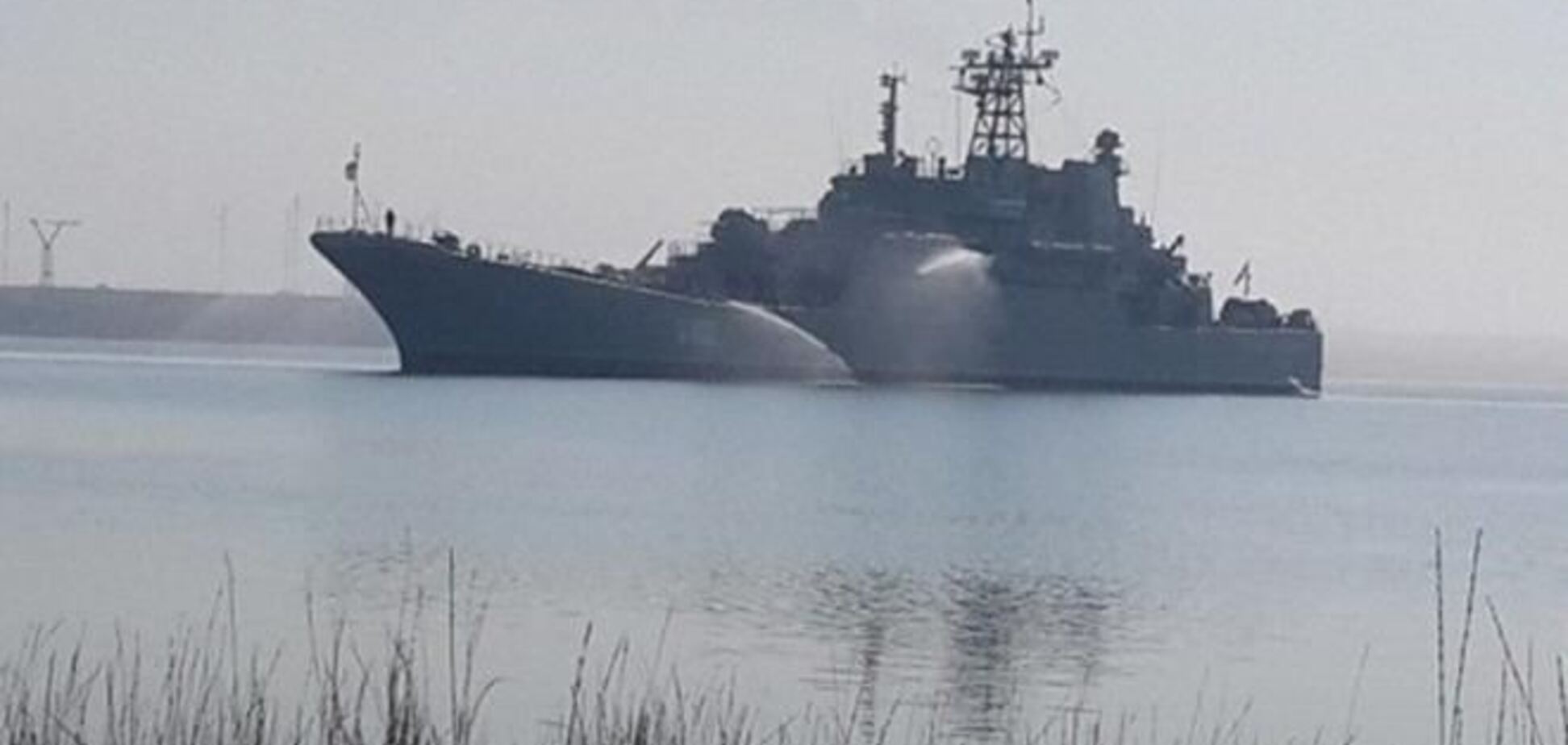 Перед штурмом моряки 'Ольшанского' испортили машину и электронику корабля – СМИ