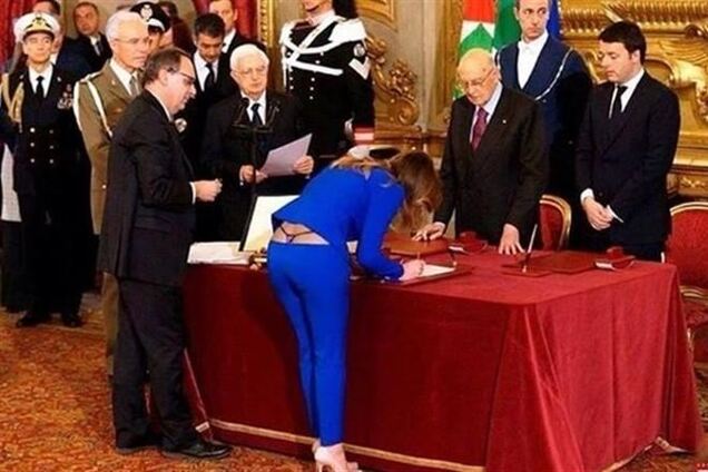 Фото трусов министра Италии взорвало Интернет