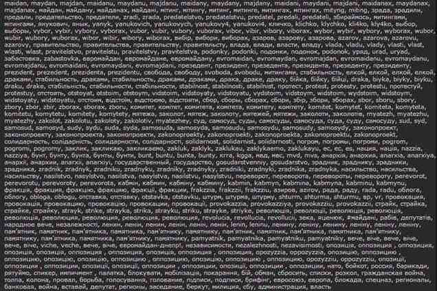 Рассылку СМС со словами Майдан, Россия, Янык блокируют. Список запрещенных слов