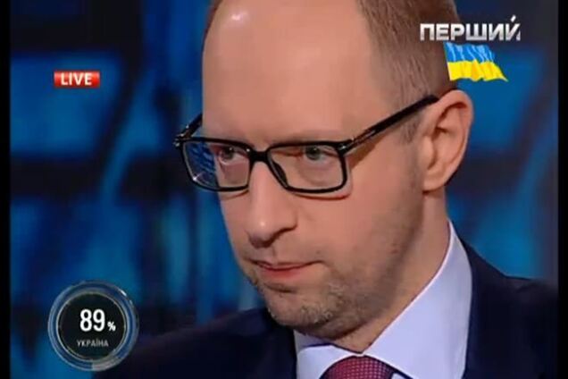 Мы протягивали России руку, а она нам – автомат Калашникова - Яценюк