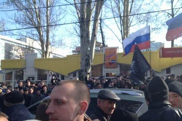 В Донецке напали на велопробег за единство Украины и машину с наклейкой ЕС