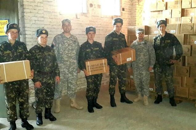 Вооруженные силы США передали украинской армии сухпаек