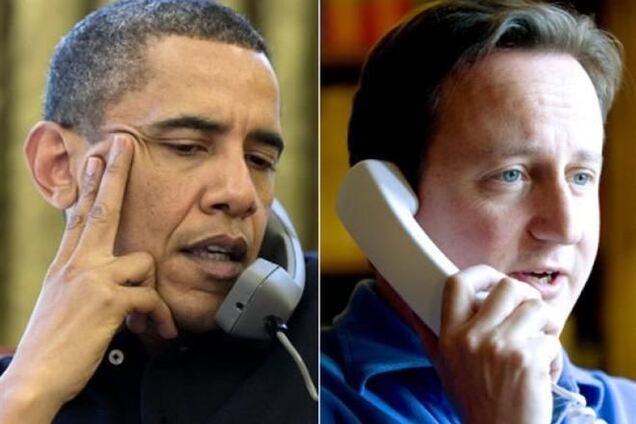 Кэмерон и Обама осудили действия России в Украине