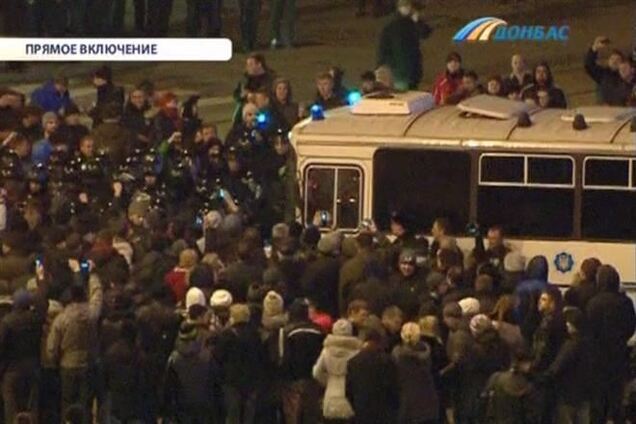 В Донецке пророссийские активисты спровоцировали массовую драку