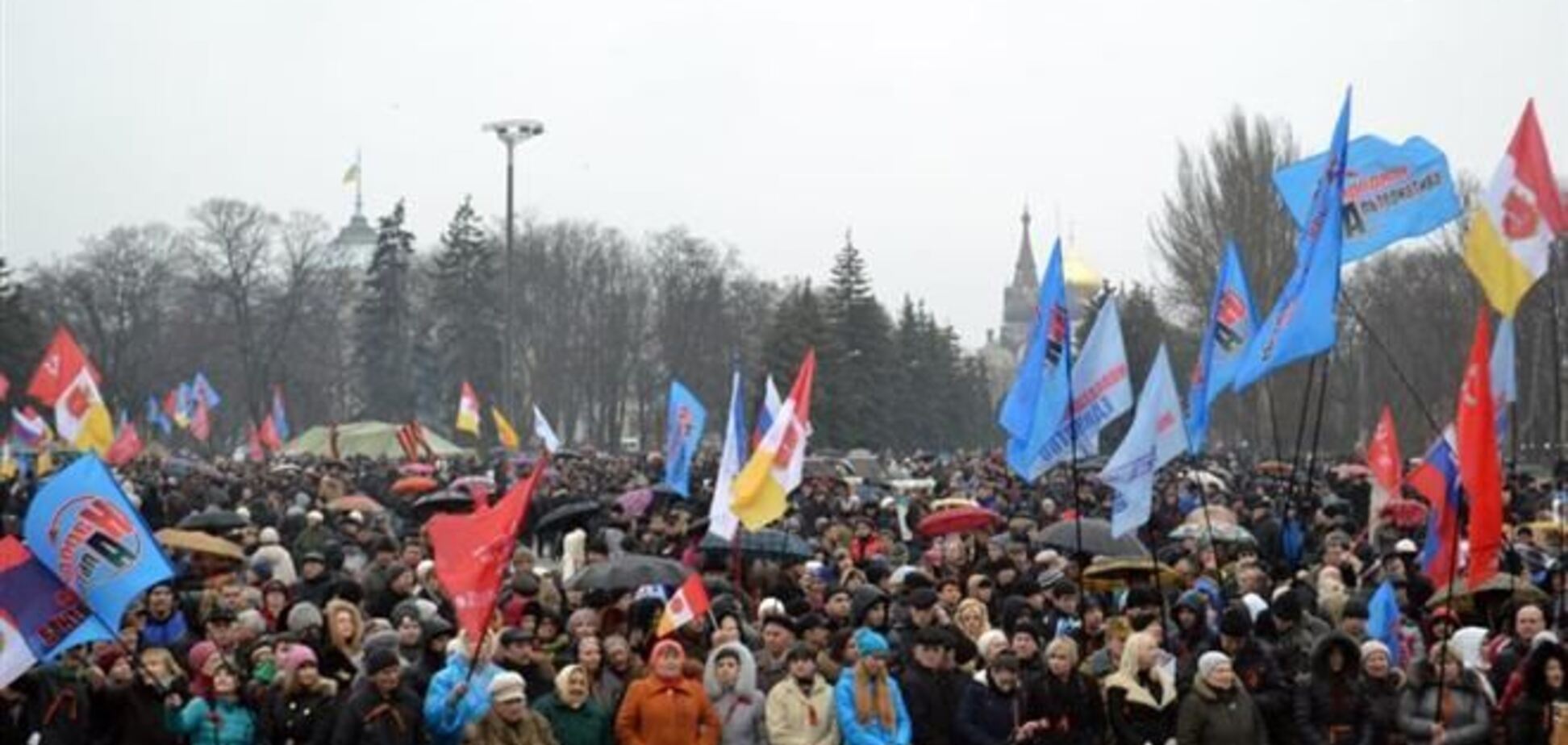 Одесситы вышли на митинг под лозунгом 'Гони Бандеру в шею!'