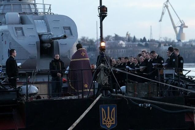 У Севастополі знову заблокували штаб ВМС України
