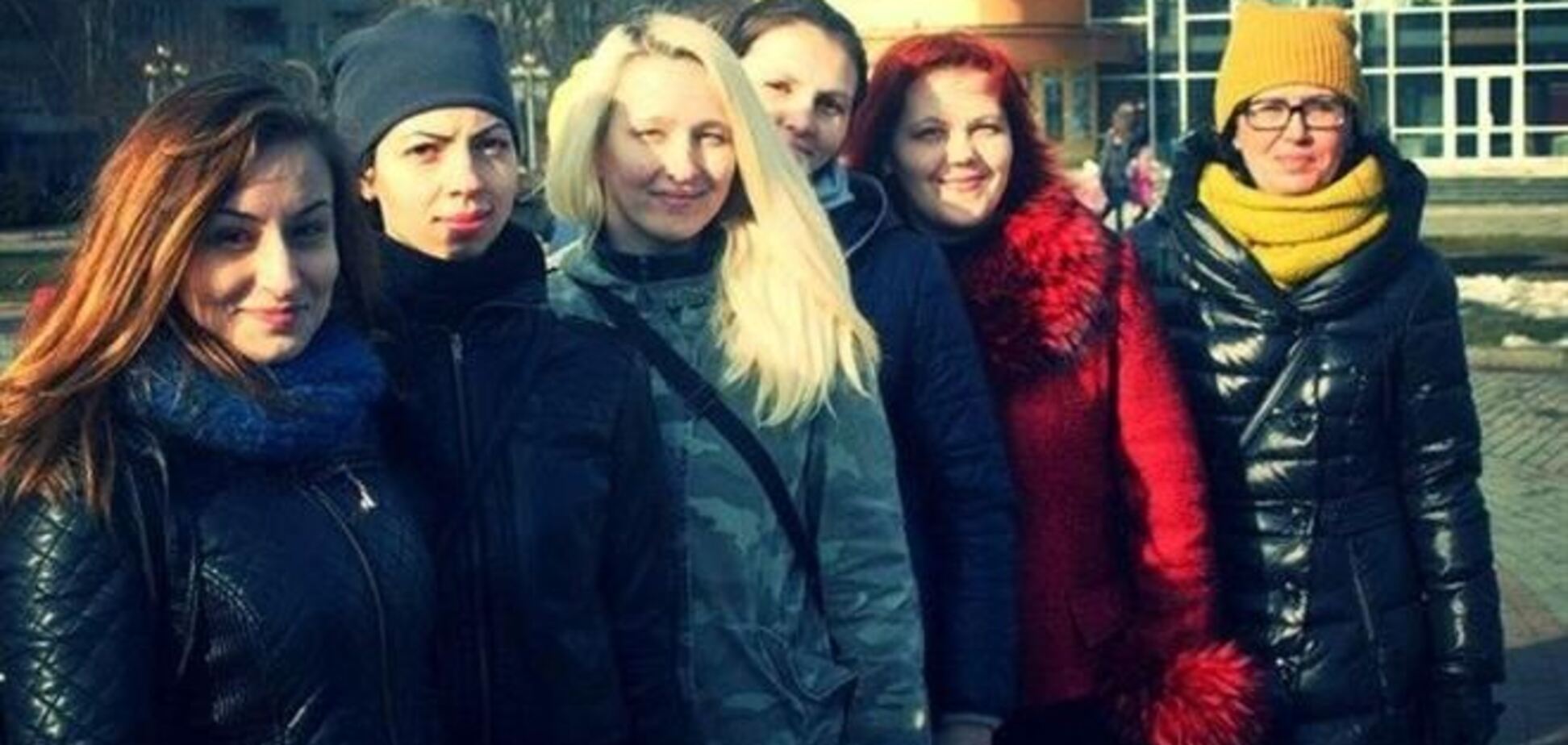 Жіноча сотня Майдану влаштувала акцію на підтримку жінок Криму