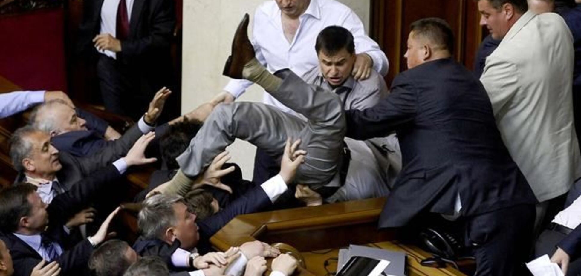 ТОП-5 самых жестоких драк Верховной Рады