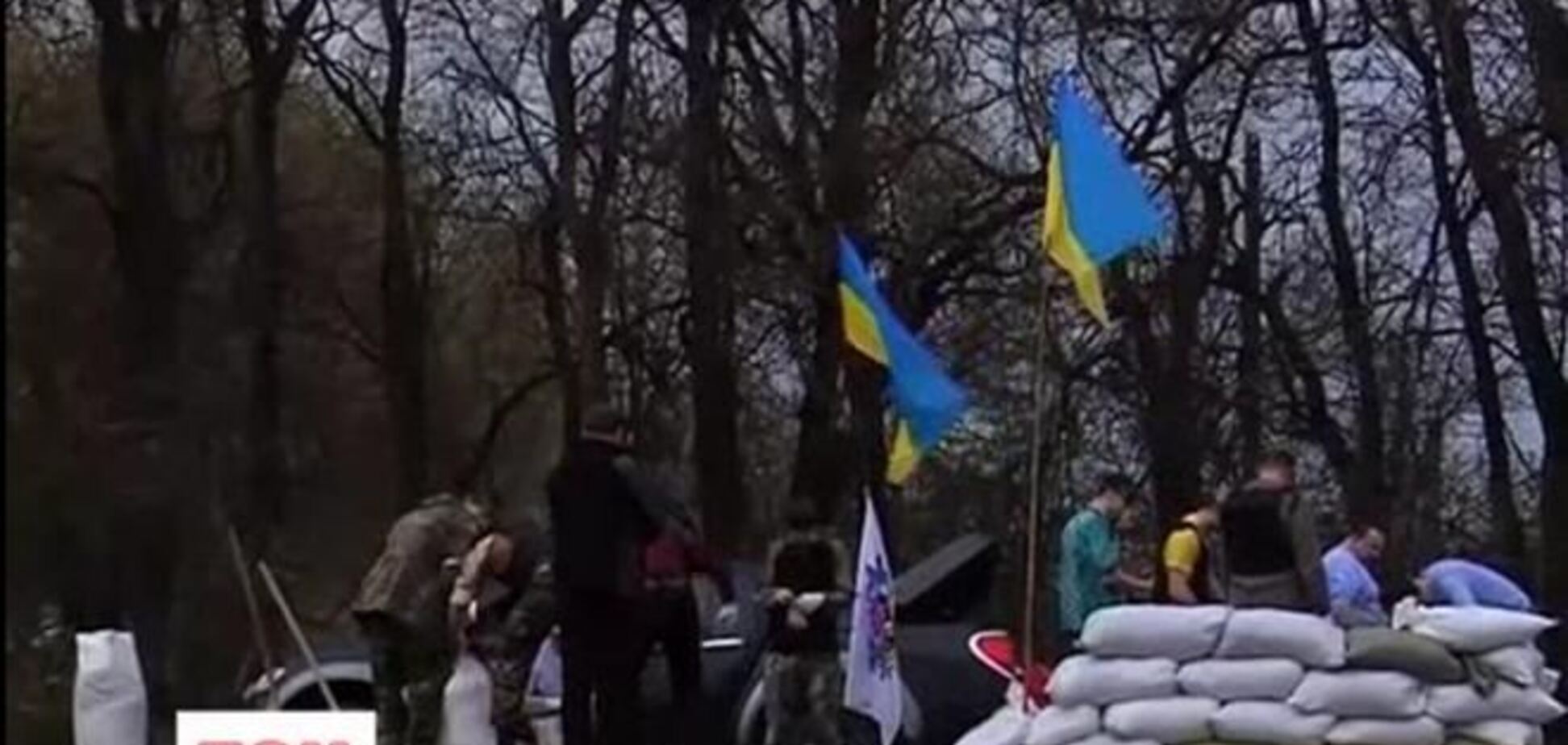 На въездах в Запорожье появились блокпосты для защиты от сепаратистов
