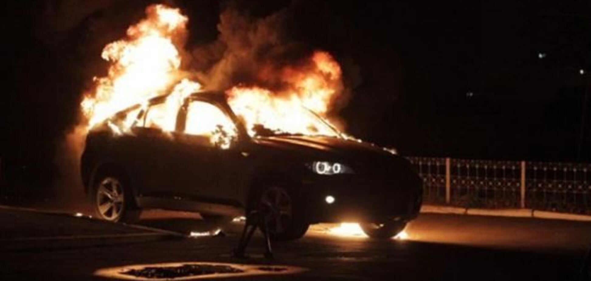 В Донецке сожгли машину журналиста-противника сепаратистских движений