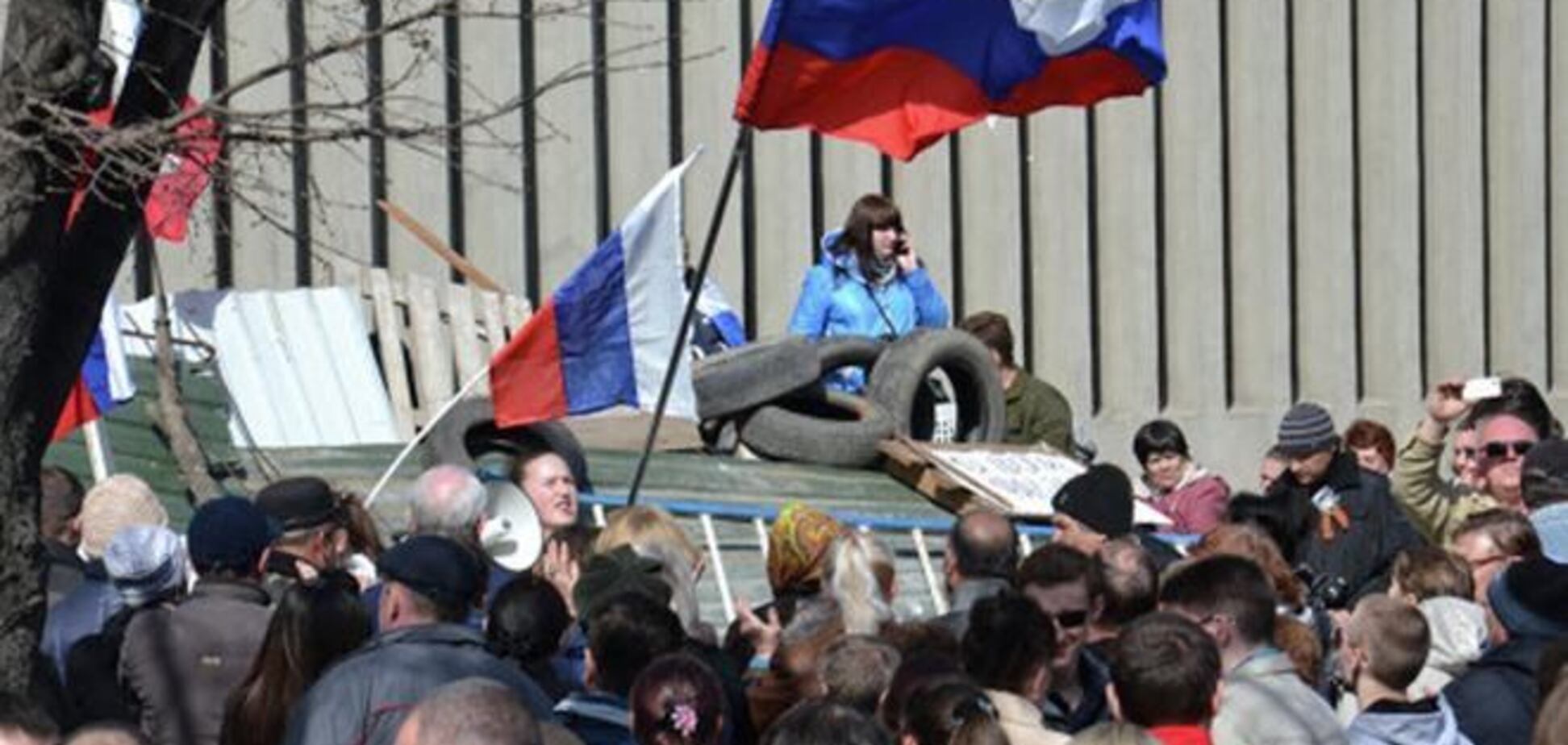 Беспорядки в Славянске: вооруженные сепаратисты против горожан