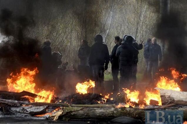 В Славянске горят блок-посты сепаратистов