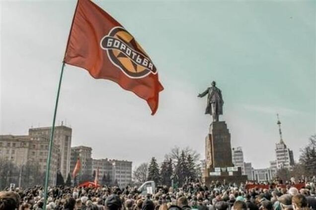 В Харькове в офисе пророссийской 'Боротьбы' нашли бутылки с фитилями