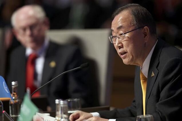 ООН не может сейчас направить в Украину миротворцев - генсек