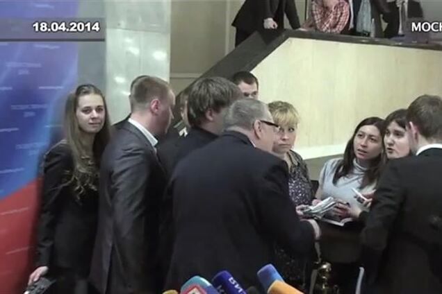 Жириновский приказал изнасиловать беременную журналистку. Видеофакт