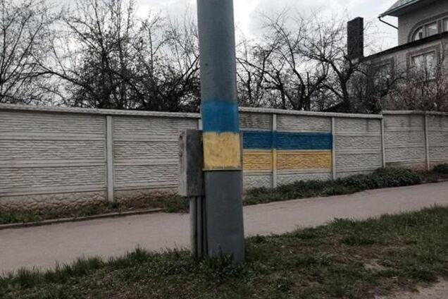 Харьков украсили в цвета национального флага