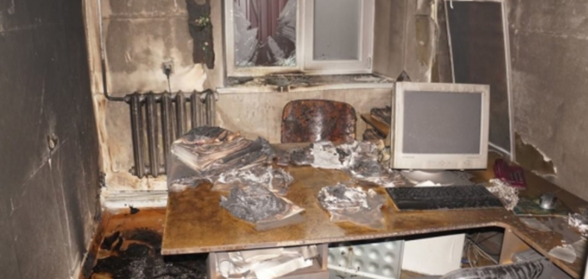 На Донетчине сожгли офис газеты, критиковавшей сепаратистов 