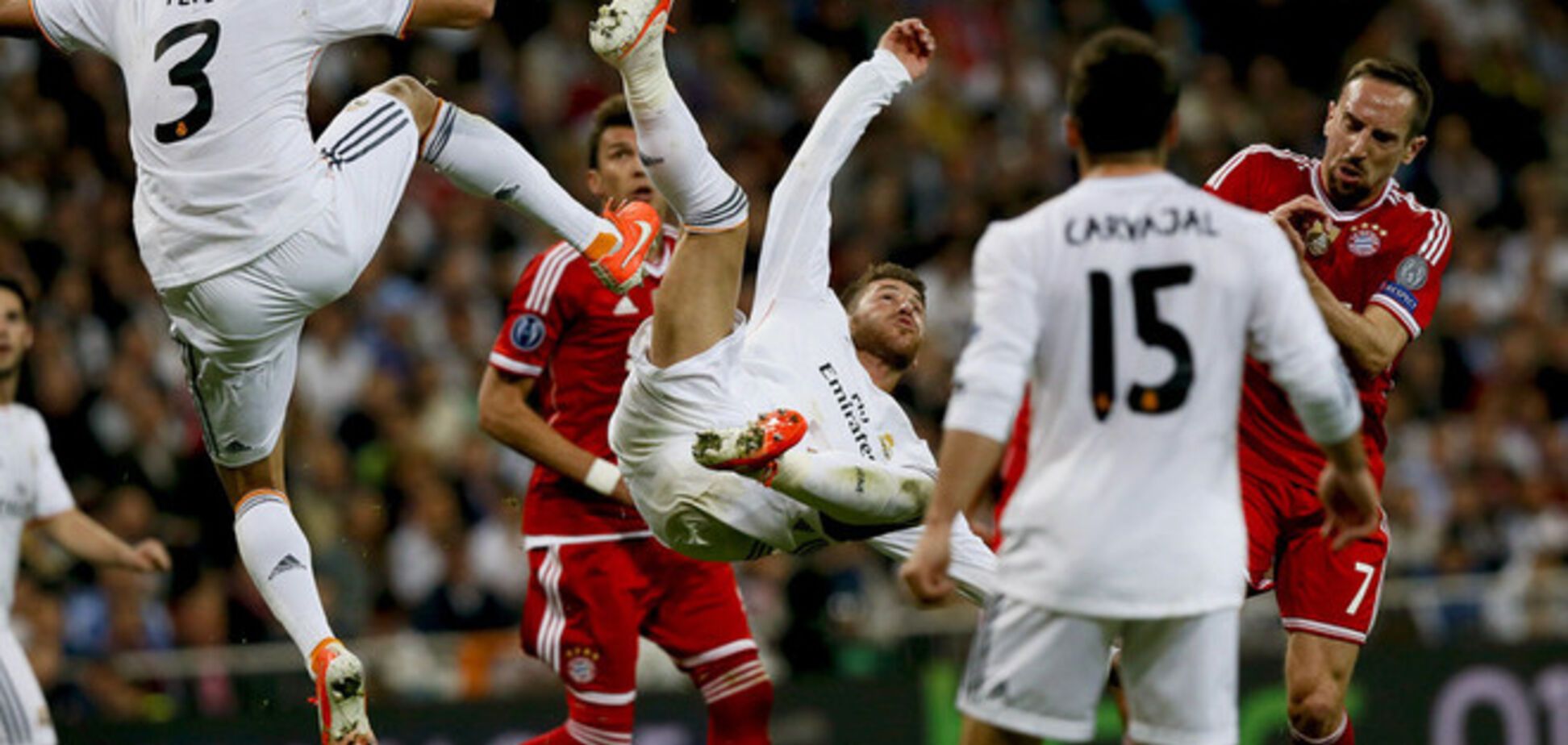 'Реал' минимально обыграл 'Баварию' в полуфинале Лиги чемпионов