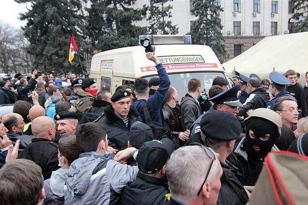 На Одесщине неизвестные под видом активистов Евромайдана пытались захватить РГА