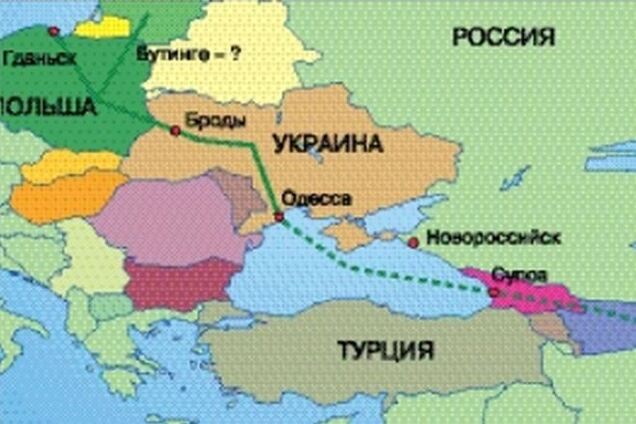 Украина и Польша возобновили переговоры по строительству нефтепровода 'Одесса-Броды'