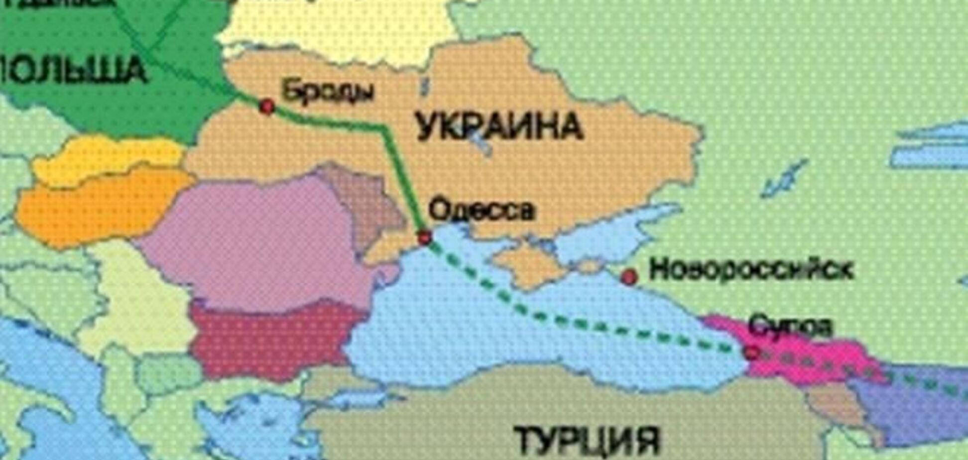 Украина и Польша возобновили переговоры по строительству нефтепровода 'Одесса-Броды'