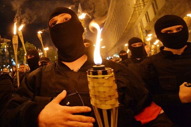 Факельное шествие в Киеве