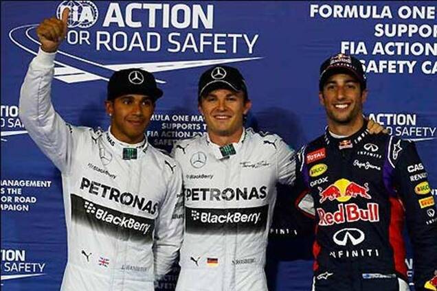 Пилоты 'Мерседес' выиграли квалификацию Гран-при Бахрейна