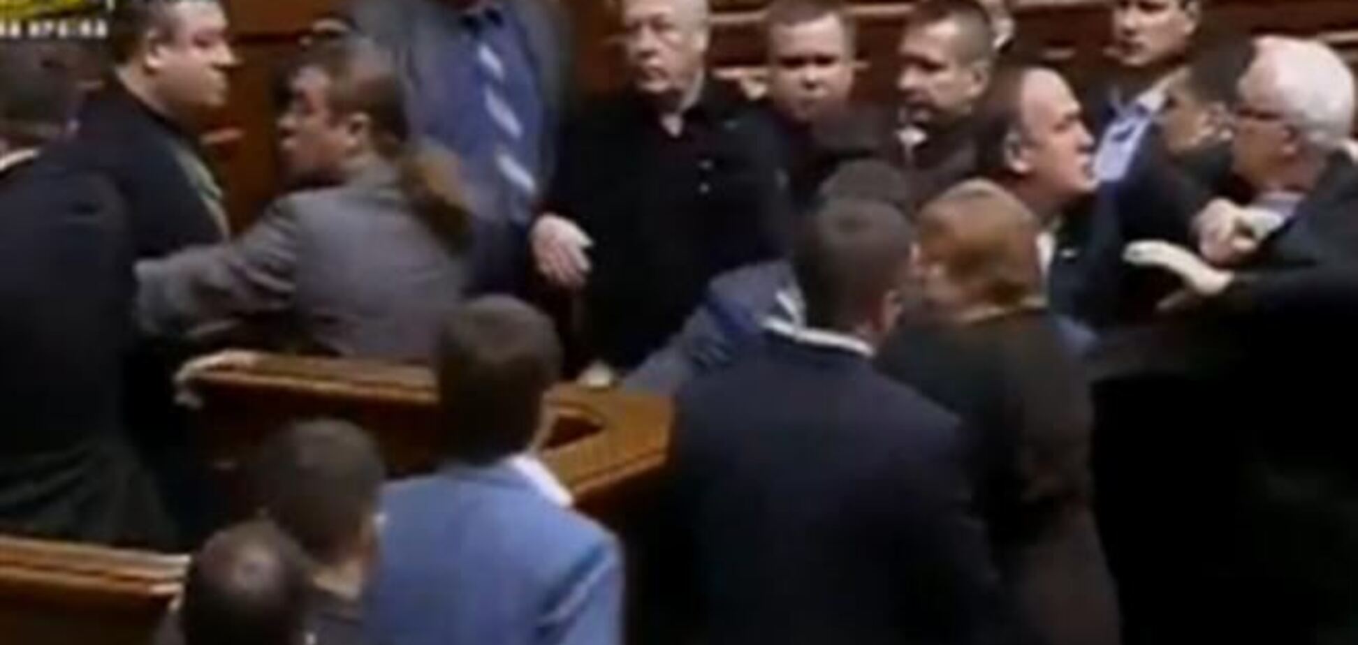 Во время выступления Симоненко в Раде произошла драка