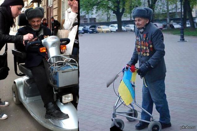 Одесситы разыскали взорвавшего сеть ветерана с флагом Украины