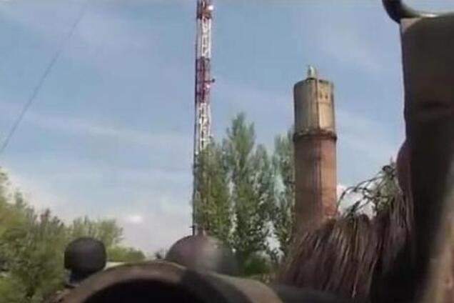 Террористы cнова обстреляли из минометов телевышку в Славянске