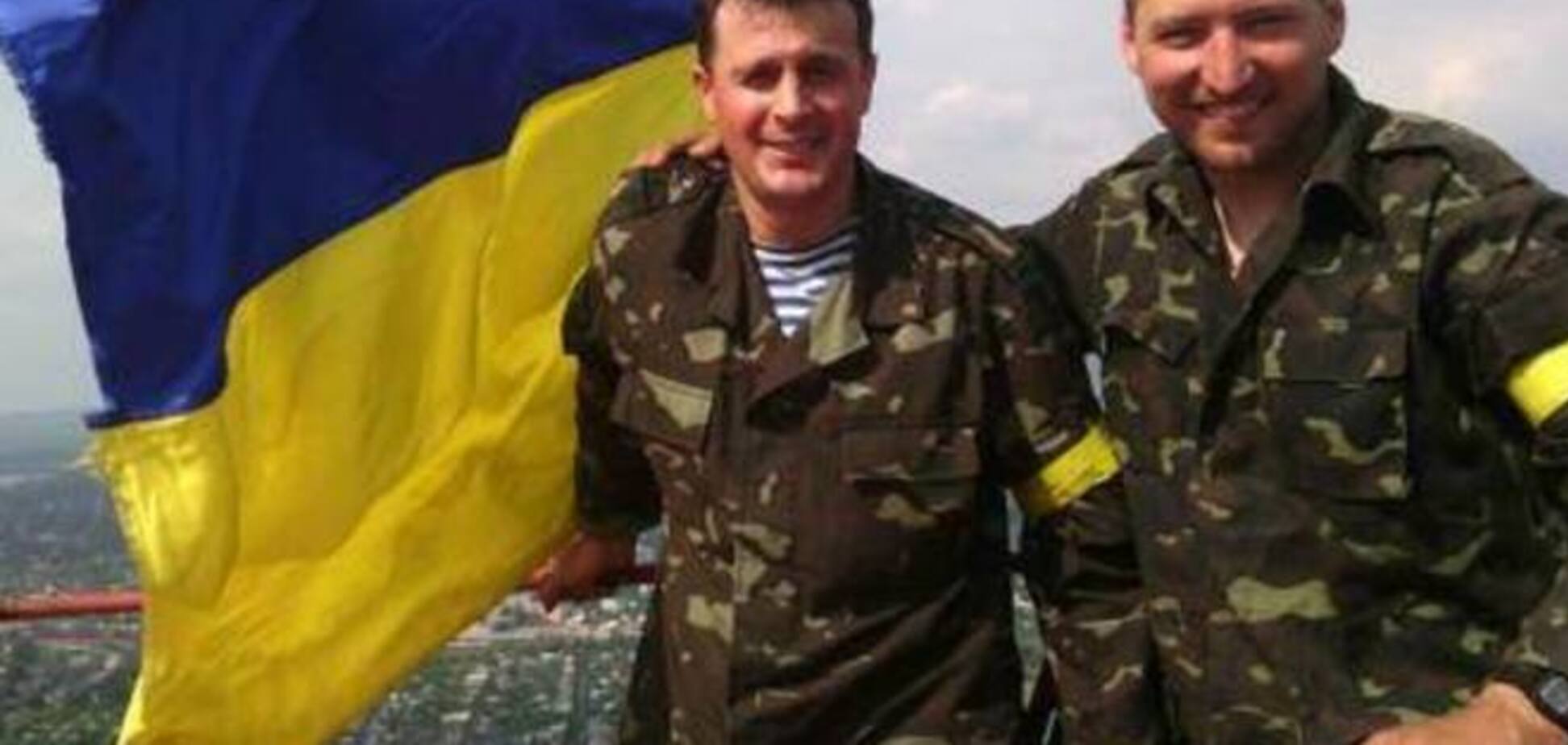 Флаг Украины появился на самой высокой точке Славянска