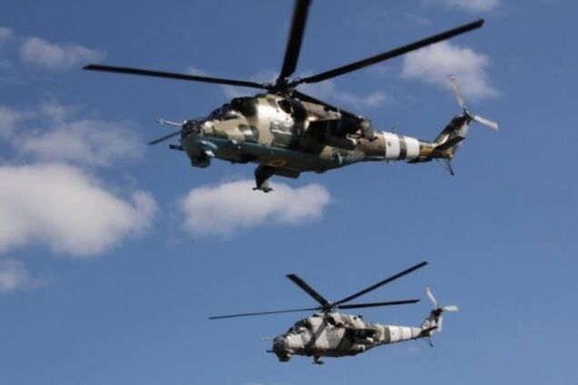 Минобороны отрицает использование военных вертолетов с символикой ООН