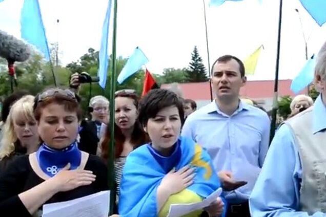 Гимн крымскотатарского народа исполнили на украинском языке