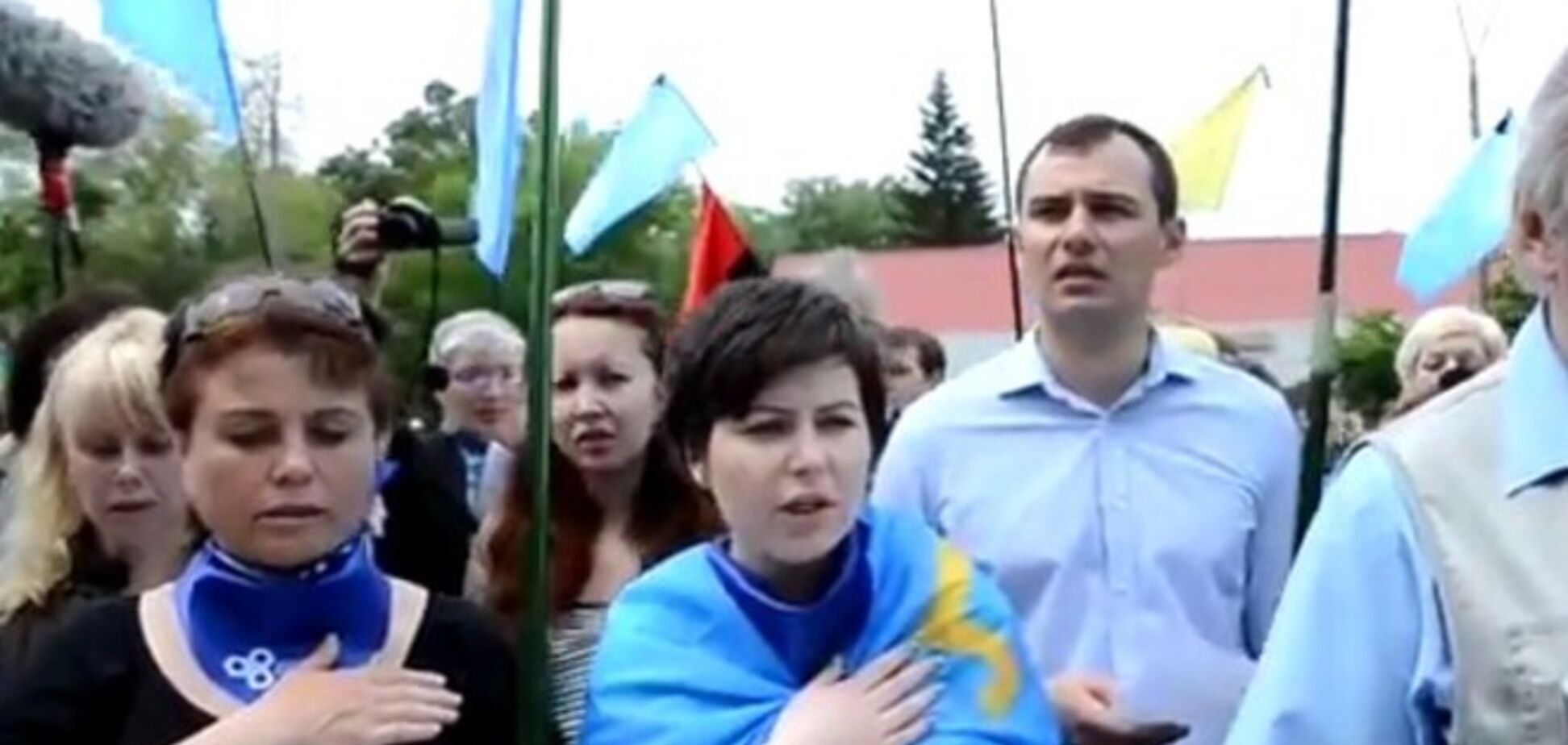 Гимн крымскотатарского народа исполнили на украинском языке